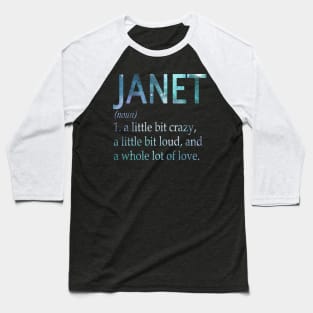 Janet Baseball T-Shirt